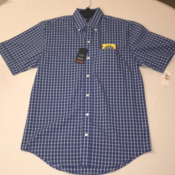 ARROW MEN SMALL WRINKLE FREE HAMILTON POPLIN NWT - Picture 1 of 8